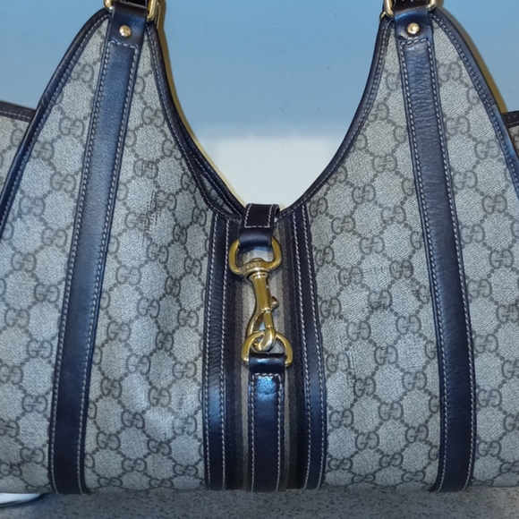 Gucci Handbags - PRE-loved 'Authentic Gucci GG Canvas/Leather Bardot Joy Tote